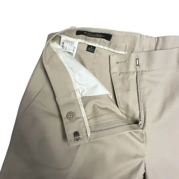 Brooks Brothers Womens Pants Advantage Chino Beige Khaki Size 2 W28 31L - Picture 5 of 9
